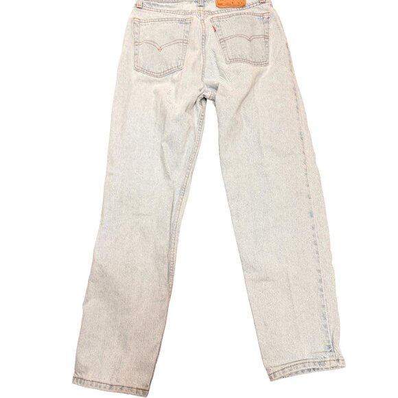 Levi's 560 Vintage 90s Loose Fit Straight Leg Jeans Light Wash Size 9 Short - Picture 5 of 6